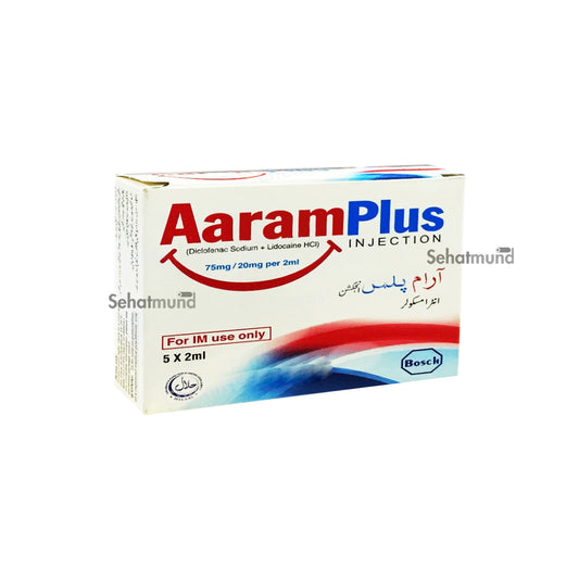 Aaram plus 75mg/20mg 2ml Injection