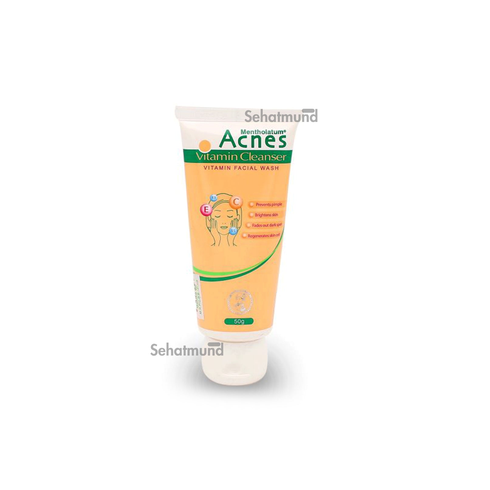 Acnes Vitamin Face Wash 50g SehatMund