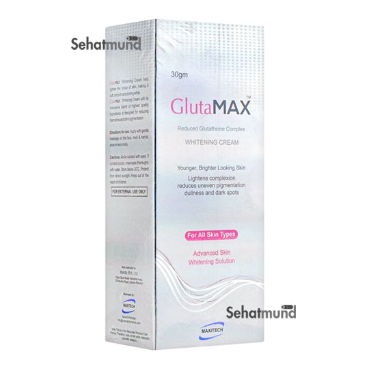 glutathione whitening cream price in pakistan Gluta Max Skin Whitening Cream 30g – SehatMund Online Medicine