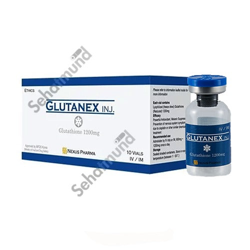 Glutanex Injection (Glutathione) 1200mg SehatMund Online Medicine Glutanex Injection (Glutathione) 1200mg SehatMund Online Medicine