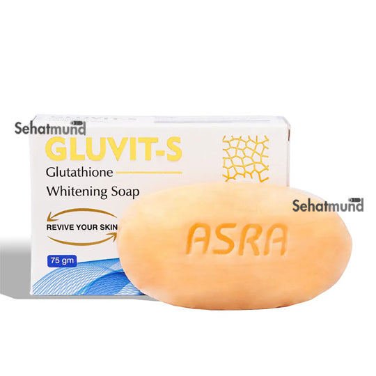 Gluvit S Glutathione Skin Whitening Soap 75g SehatMund Online Medicine Gluvit S Glutathione Skin Whitening Soap 75g SehatMund Online Medicine