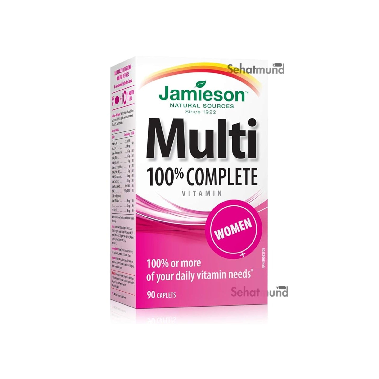 Jamieson 100% Complete Multivitamin for Women – SehatMund Online Medicine
