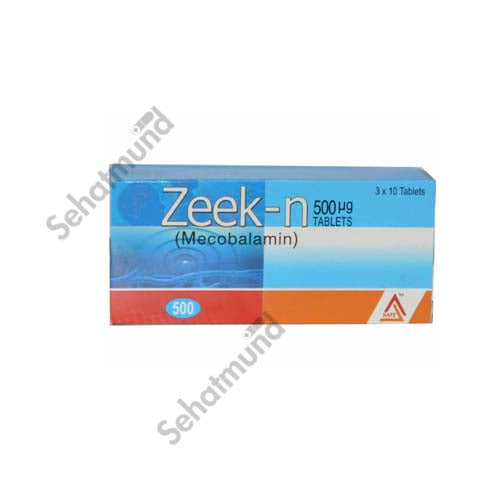 vitamin b12 injection name in pakistan Zeek-N Tablets 500mg – SehatMund Online Medicine