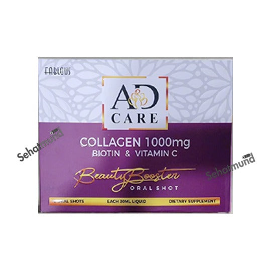 AD Care Collagen 1000mg Biotin and Vitamin C Oral Shots