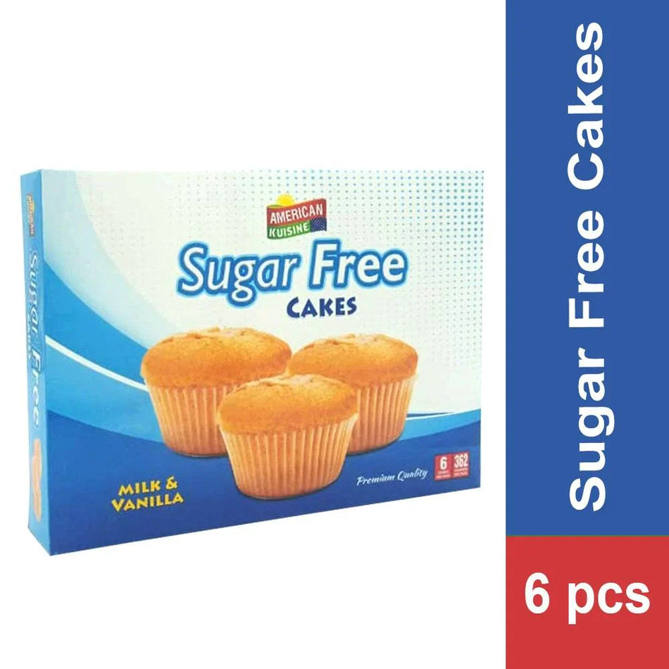 American Kuisine Milk & Vanilla Sugar Free Cup Cake 100g
