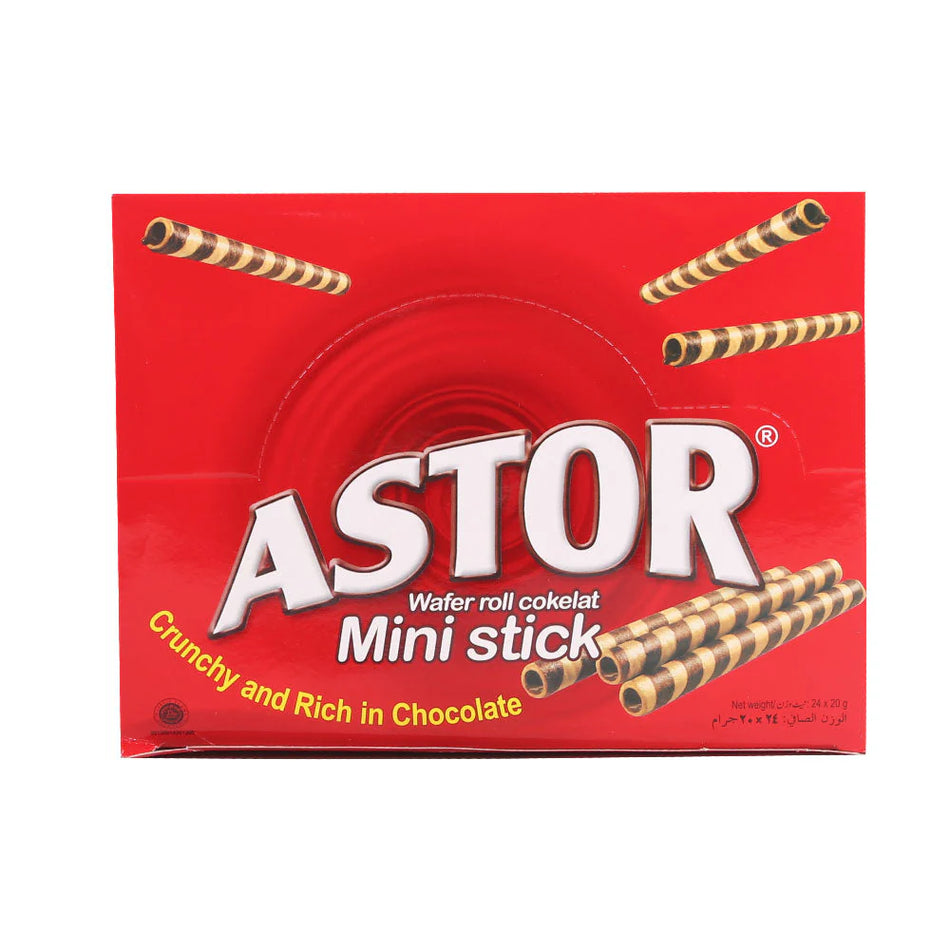 Astor Wafer Stick Mini Chocolate 20g
