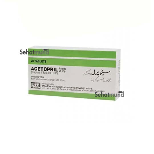 Acetopril Tablets 25mg – SehatMund Online Medicine