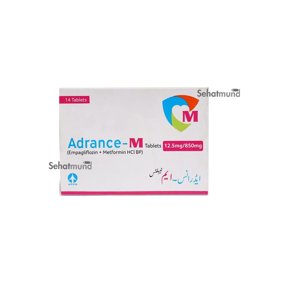 Adrance M Tablets 12.5mg/850mg