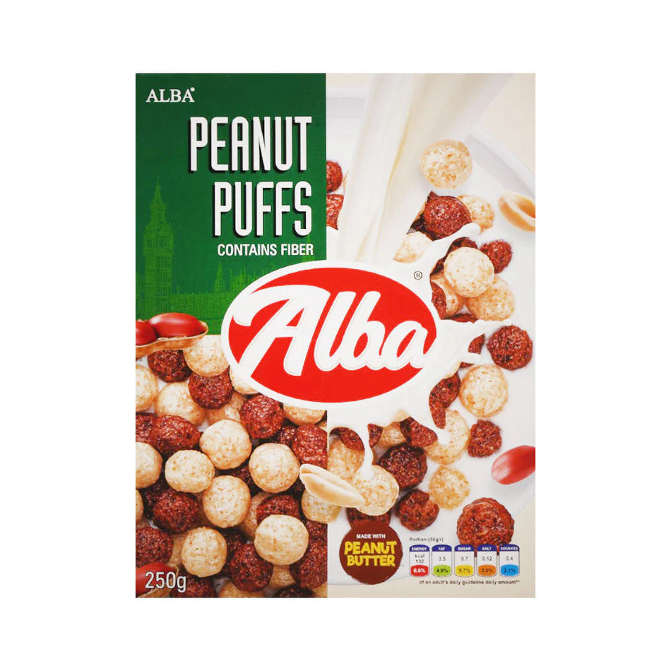 Alba Peanut Puffs Contains Fiber 250g
