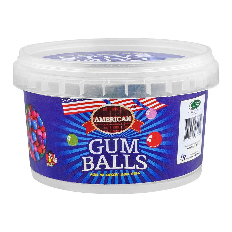 American Gum Balls Jar 100g