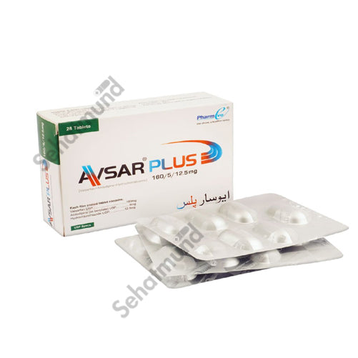 Avsar Plus Tablets 160mg/5mg/12.5mg