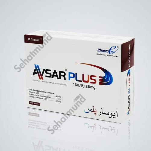 Avsar Plus Tablets 160mg/5mg/25mg