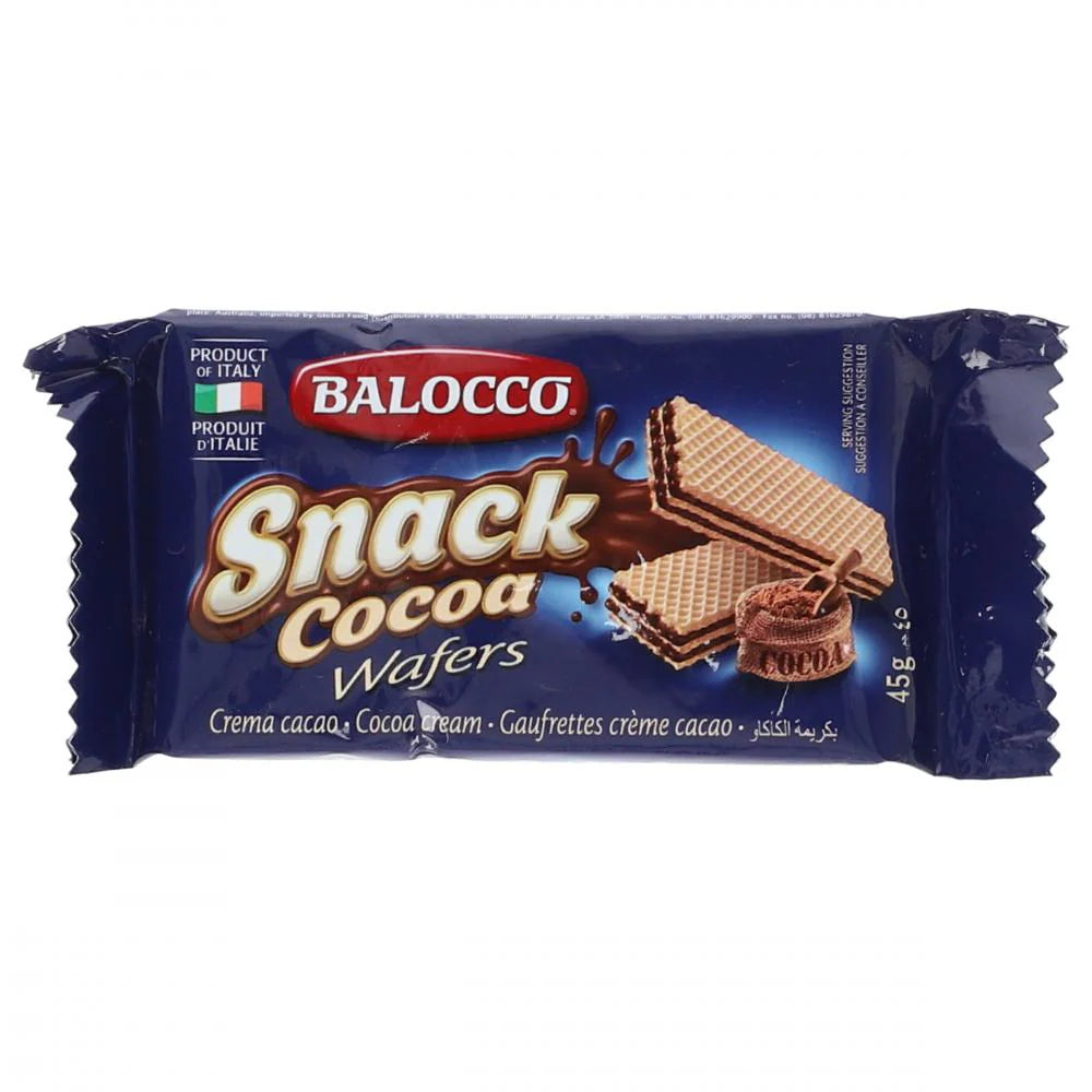 Baloco Shell Balocco Snack Wafer Cacao 45g – SehatMund Online Medicine