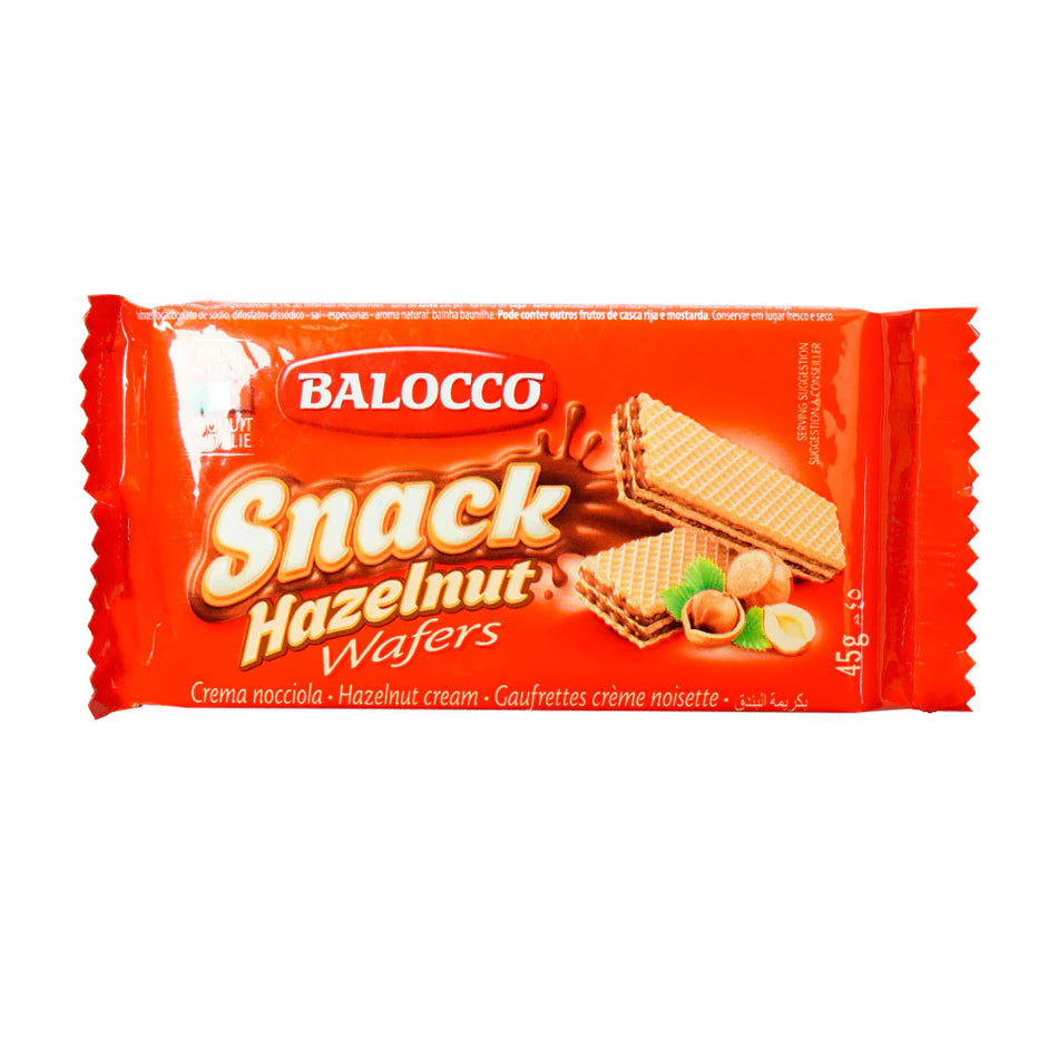 Balocco Snack Wafers Hazelnut 45g