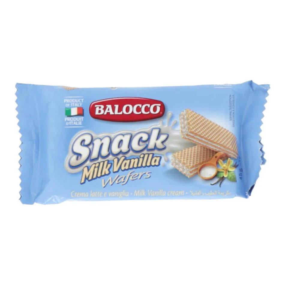 Balocco Snack Wafers Milk Vanilla 45g