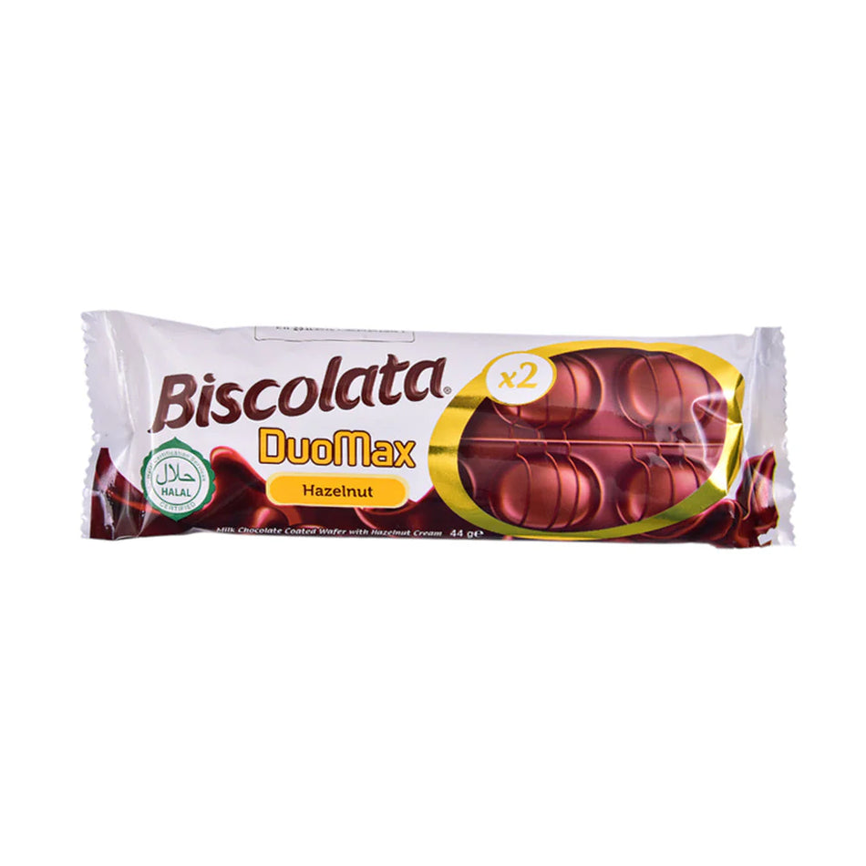 Biscolata Wafer Duomax Hazelnut Chocolate 44g