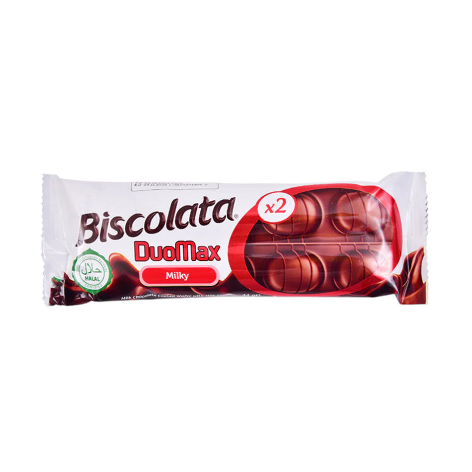 Biscolata Wafer Duomax Milky Chocolate 44g