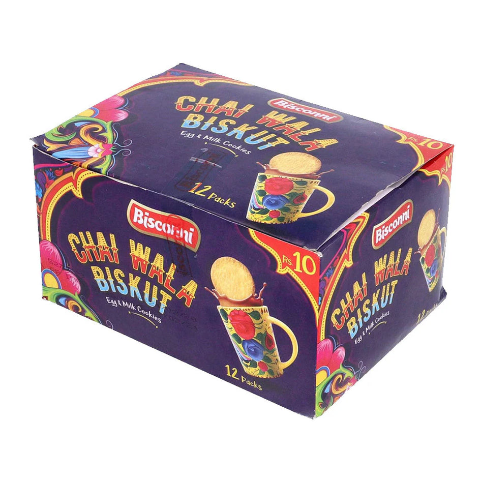 Bisconni Chai Wala Biskut Egg & Milk Cookies Box 39.6g