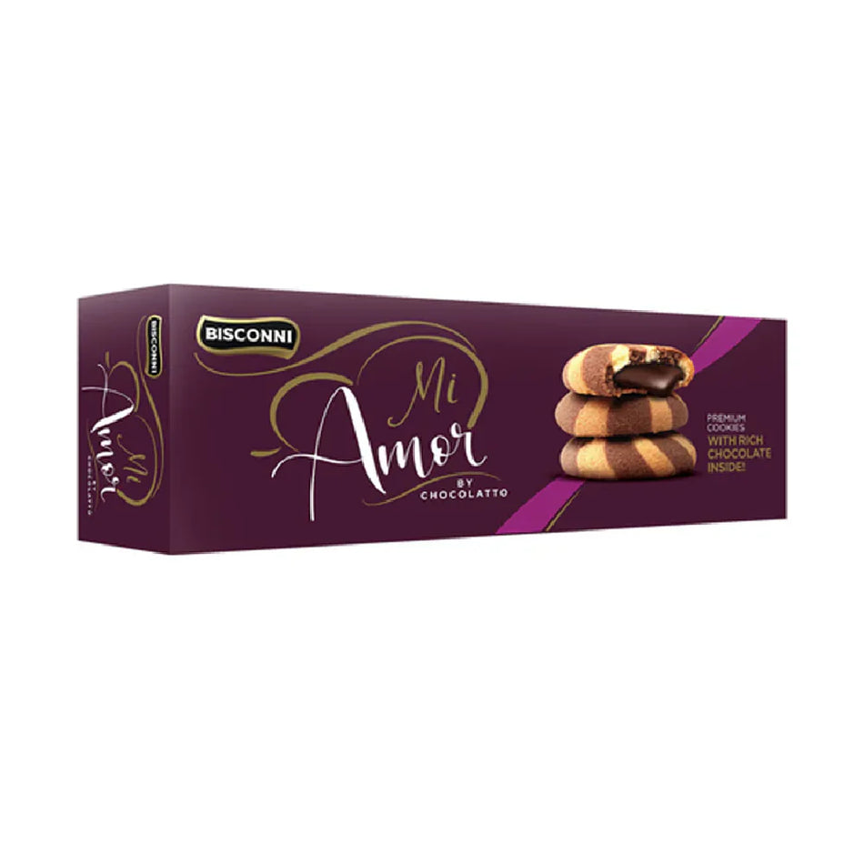 Bisconni Mi Amor Premium Cookies With Rich Chocolate 30g