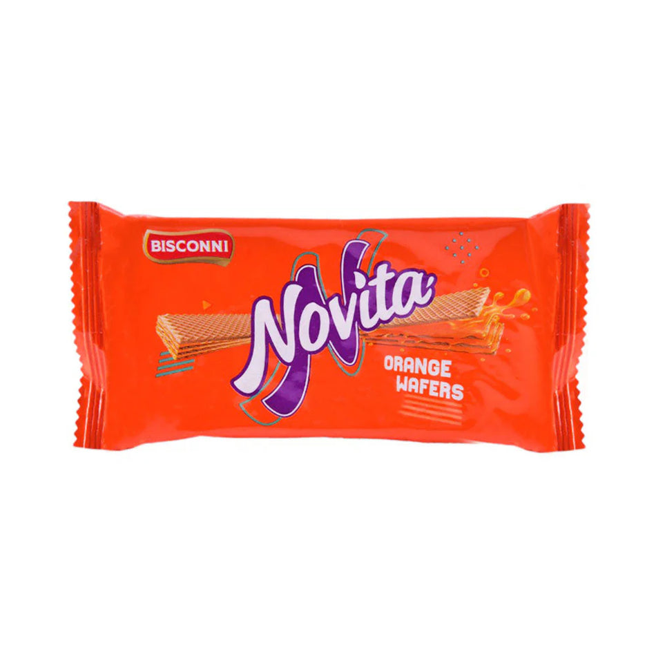 Bisconni Novita Wafers Orange Half Roll 24g