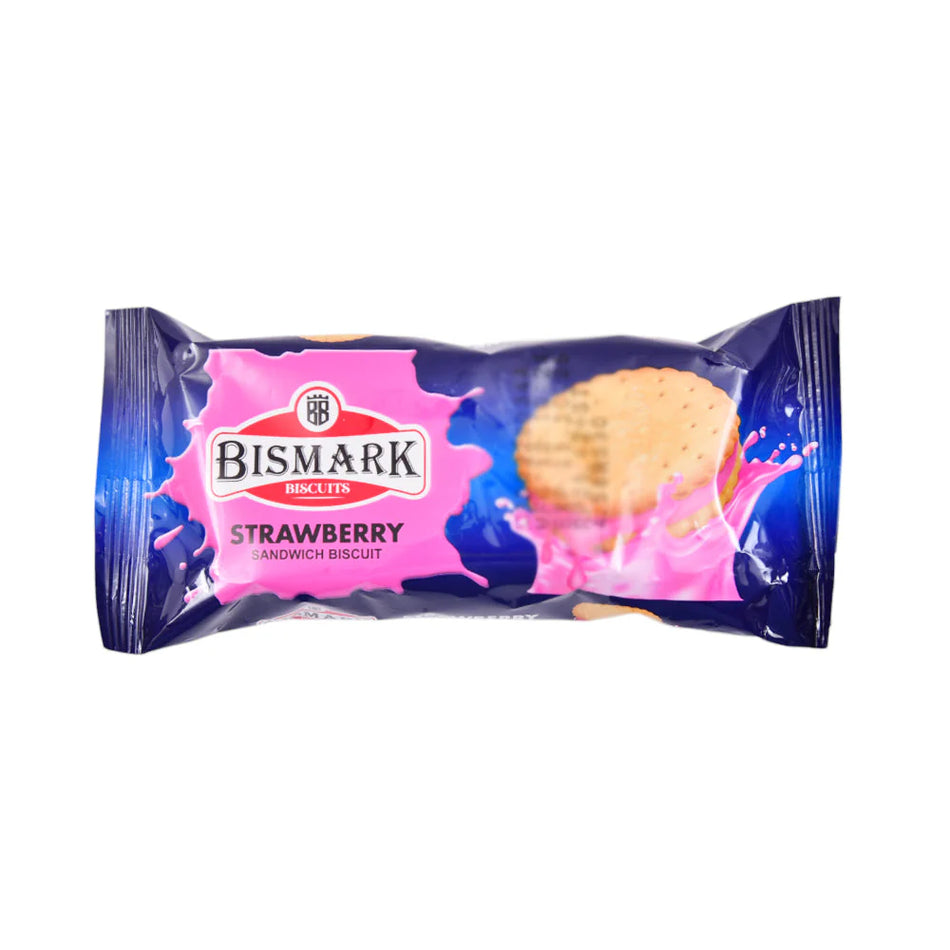 Bismark Biscuits Strawberry Sandwich Biscuit 18g
