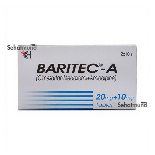 Baritec-A Tablets 20mg+10mg