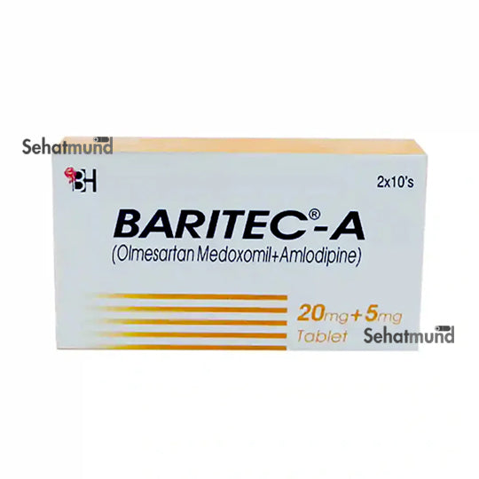 Baritec-A Tablets 20mg+5mg