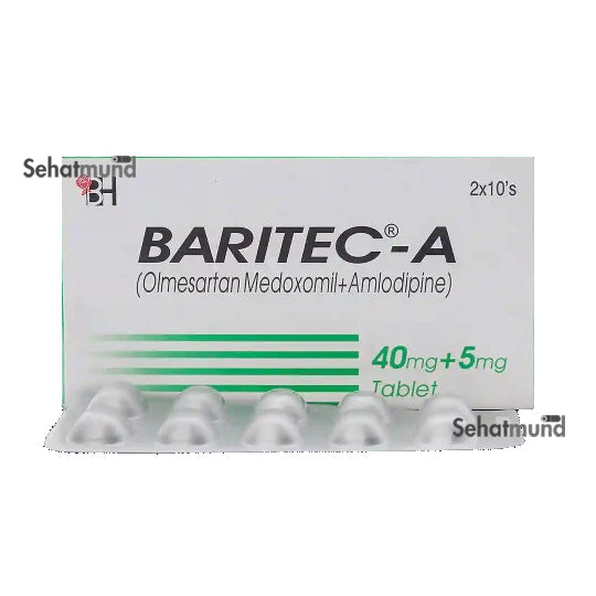 Baritec-A Tablets 40mg+5mg