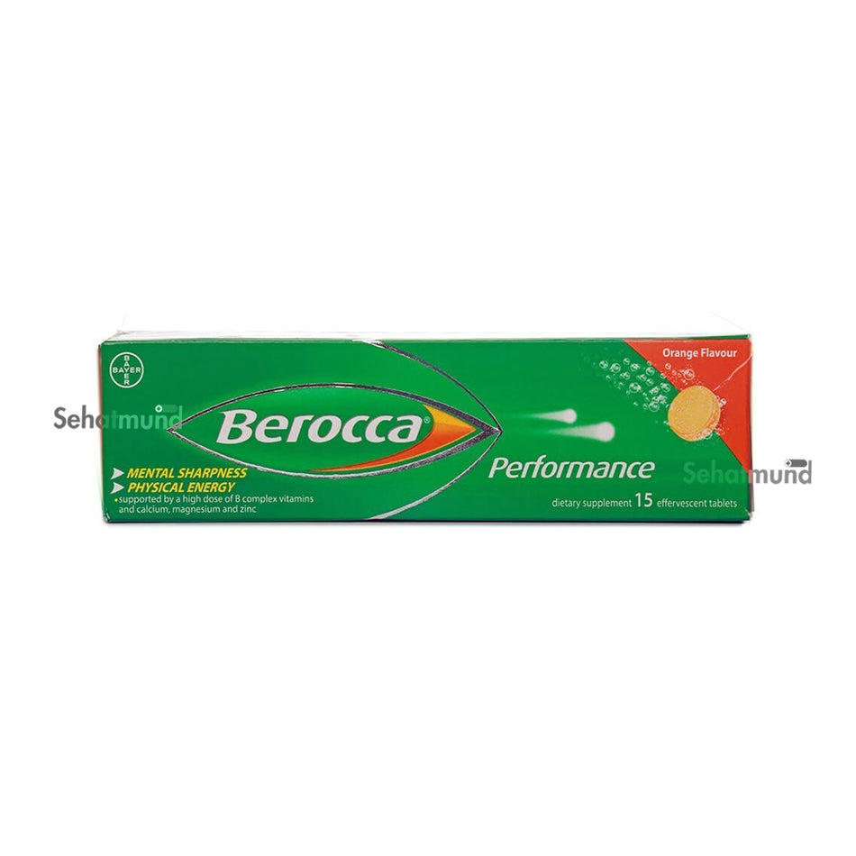 Berocca Effervescent Orange Flavour Tablets