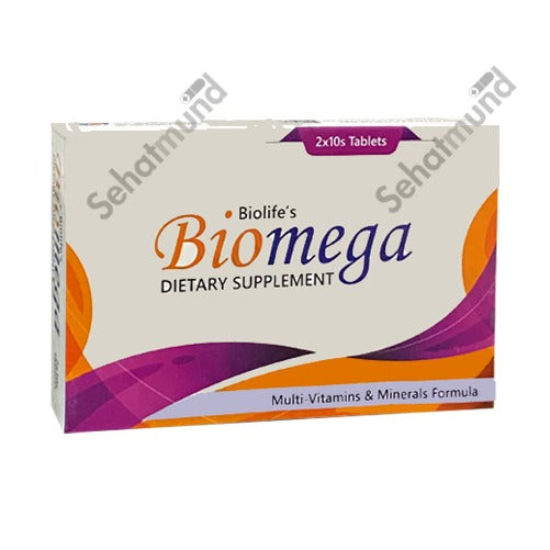 Biomega Dietary Supplement Tablets – SehatMund Online Medicine