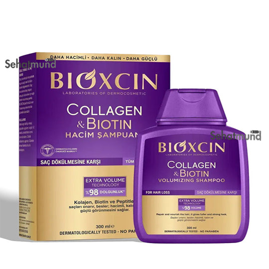 Bioxsine Collagen & Biotin Volumizing Shampoo 300ml