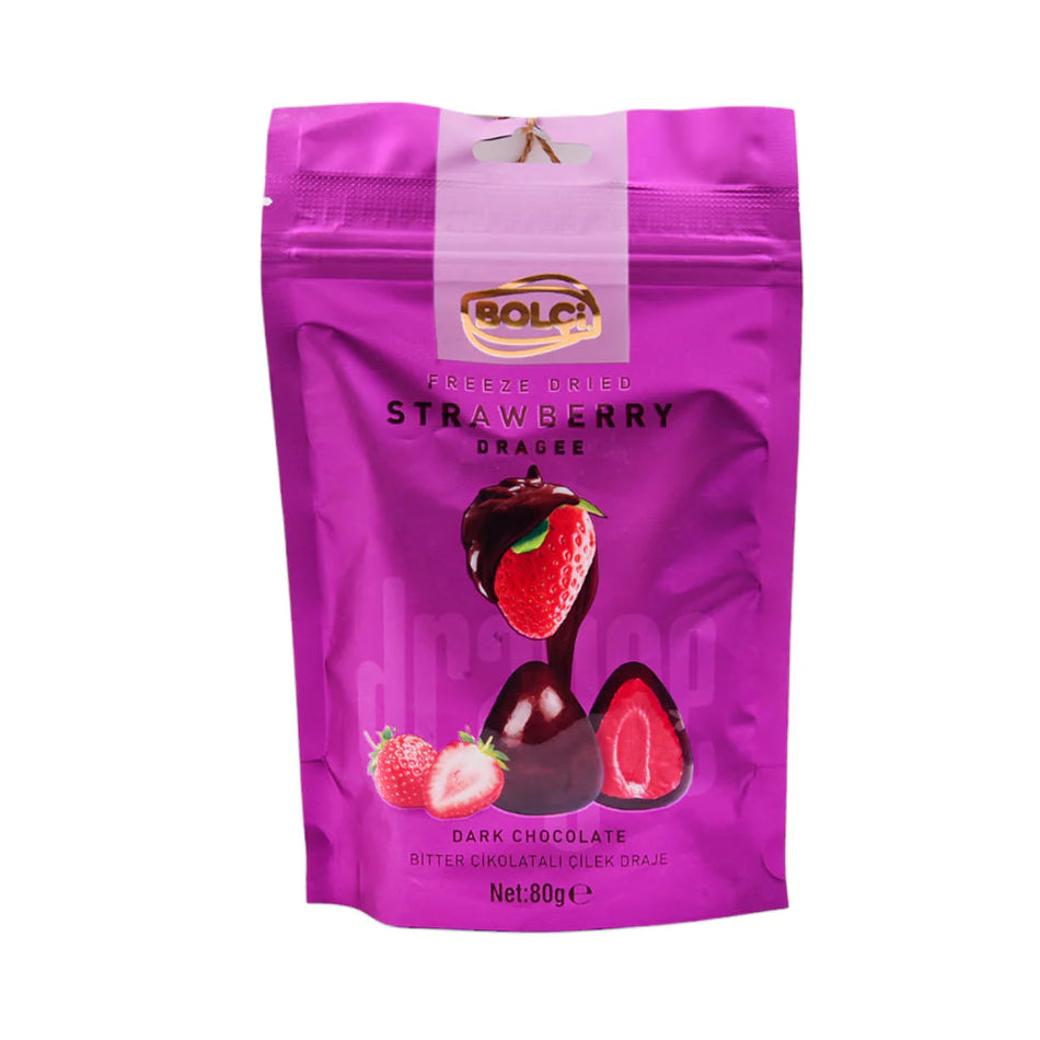 Bolci Dark Chocolate Strawberry Dragee EDK150 80g