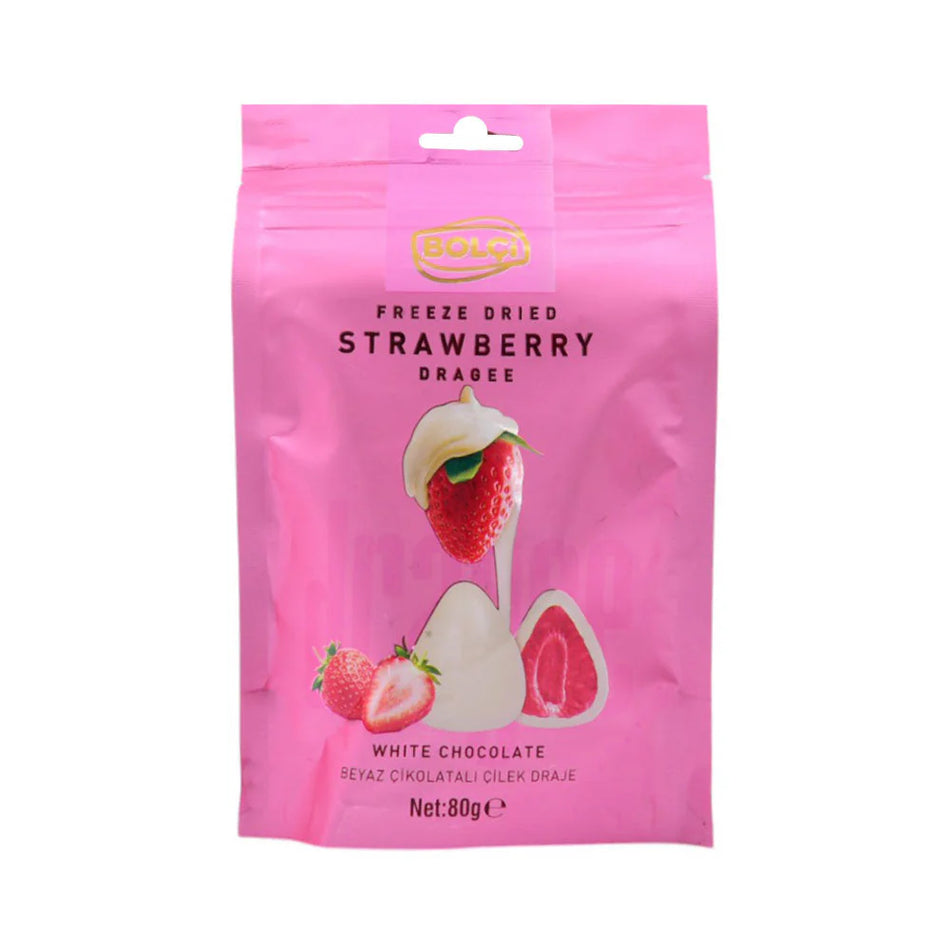 Bolci White Chocolate Strawberry Dragee EDK151 80g