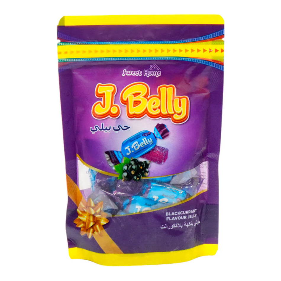 Sweet Home Blackcurrant Jelly Belly Pouch 100g