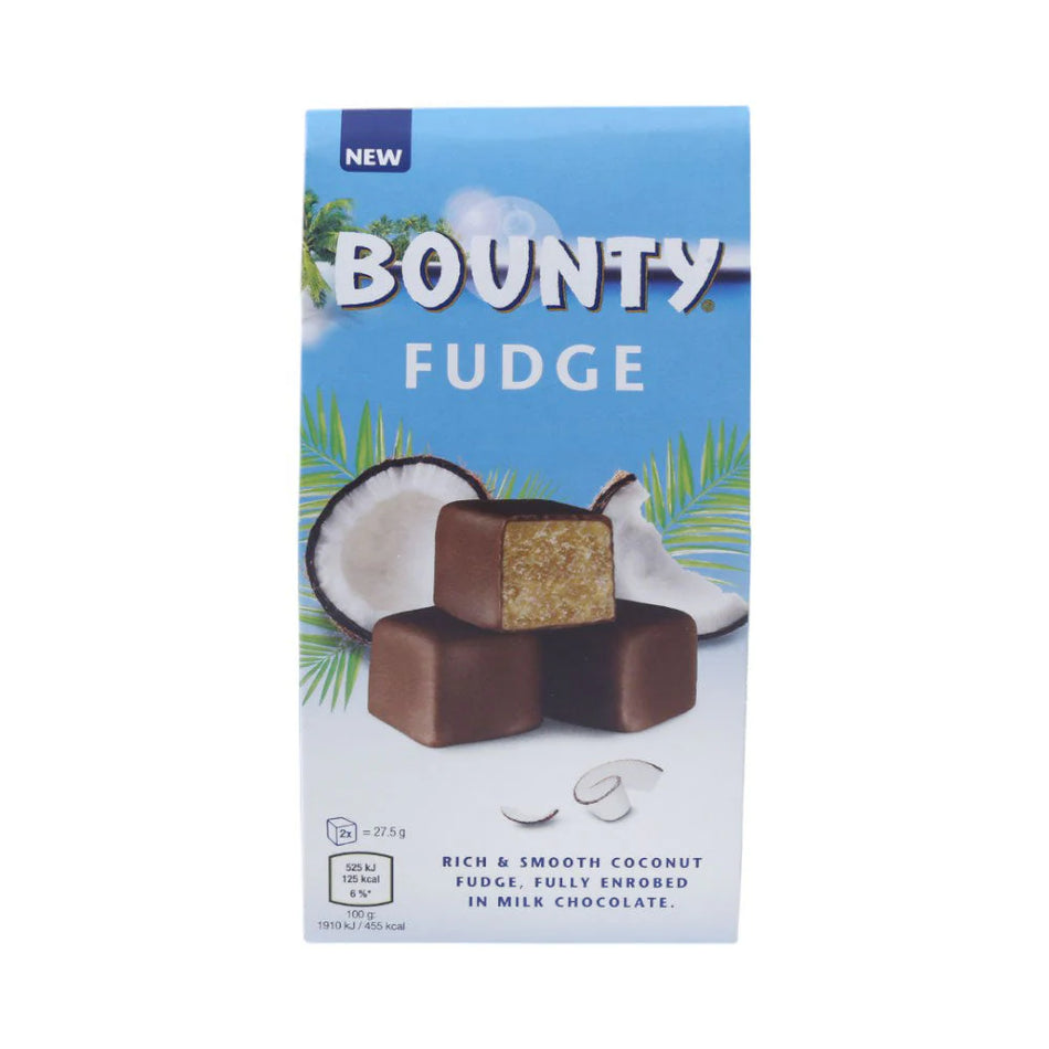 Bounty Chocolate Fudge Rich & Smooth Coconut 110g