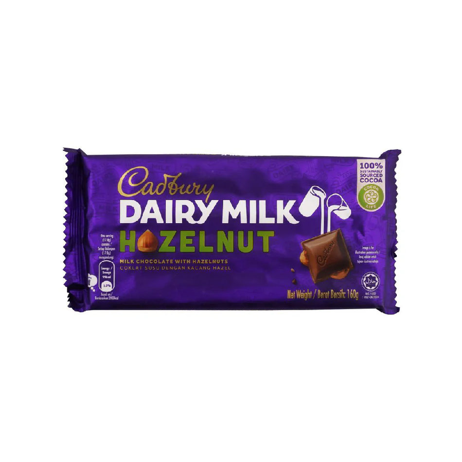 Cadbury Dairy Milk Chocolate Hazelnut 160g