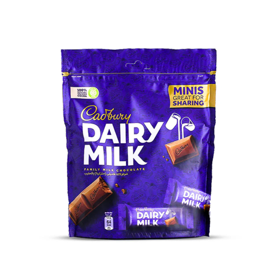 Cadbury Dairy Milk Chocolate Miniature Pouch 144g