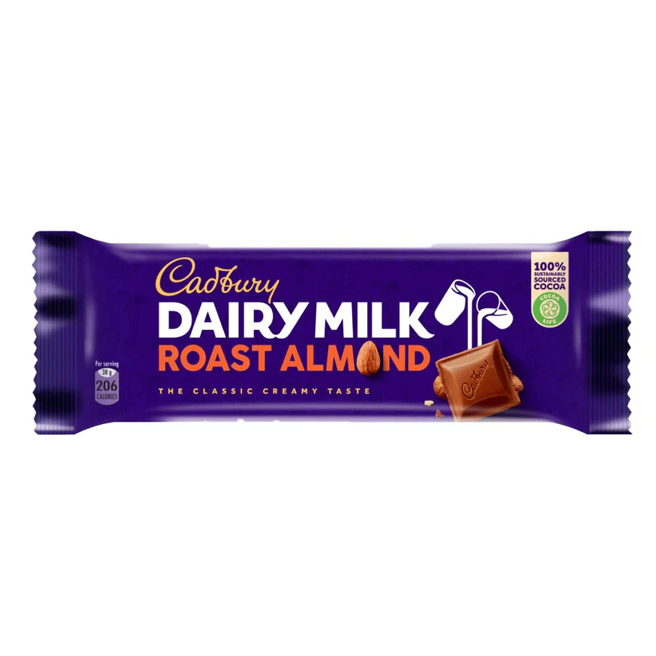 Cadbury Dairy Milk Chocolate Roast Almond 38g