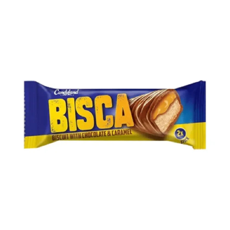 Candyland Bisca Biscuit With Chocolate And Caramel 16g