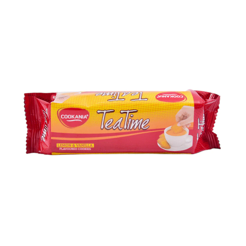 Cookania Tea Time Lemon & Vanilla Biscuit V.P 80g