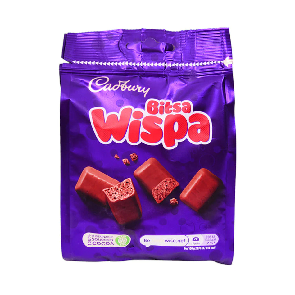 Cadbury Bites Wispa Choco Mini Bars 110g