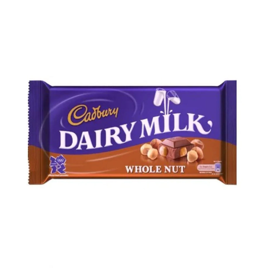 Cadbury Dairy Milk Chocolate Whole Nut Slab 300g