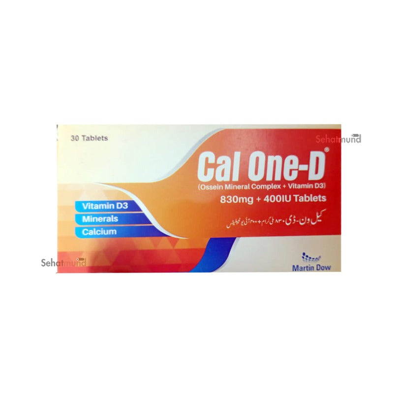 Cal One D Tablets 830mg/400IU