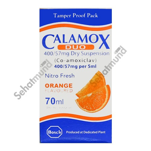 Calamox Duo 70ml Syrup 400mg/57ml