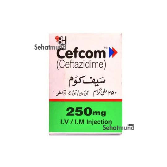 Cefcom IM/IV Injection 250mg
