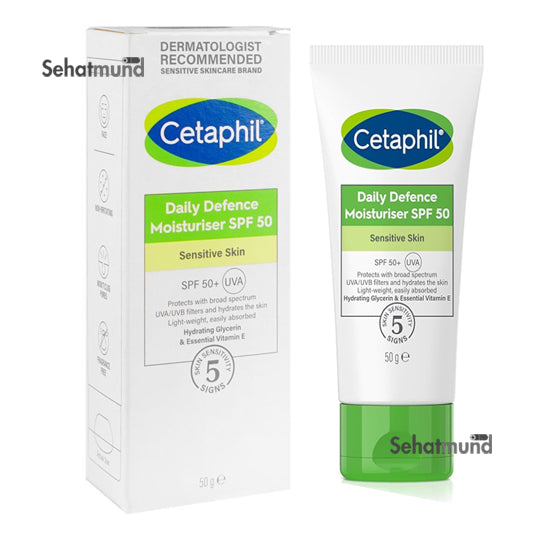 Cetaphil Daily Defence Face Moisturizer, Day Cream & Sunscreen, SPF 50g