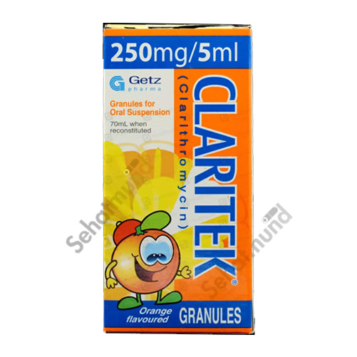 Claritek 250ml/5ml Syrup 70ml