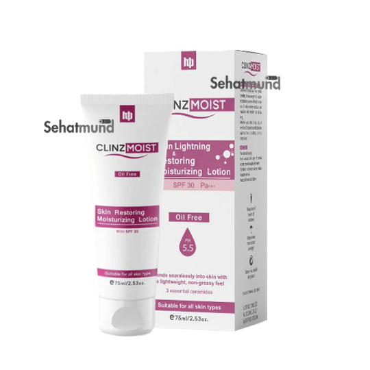 ClinzMoist Oily Free Moisturizing Lotion SPF50 PA+++ 75ml