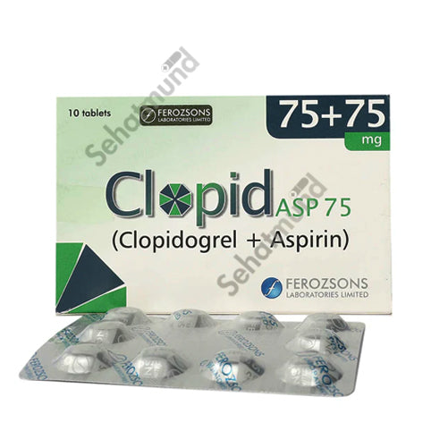 Clopid Asp Tablets 75+75mg