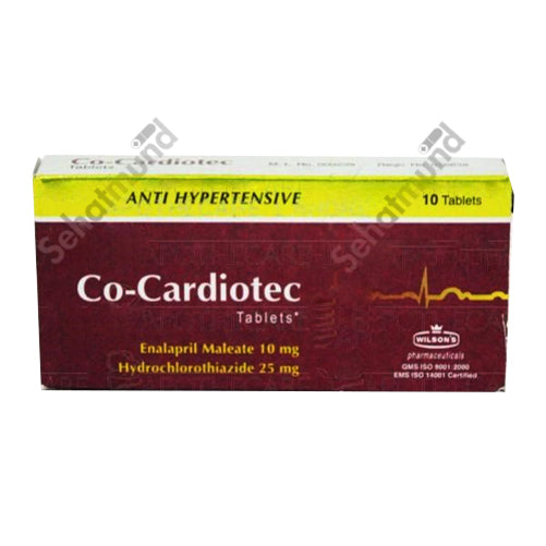 Co-Cardiotec Tablets 10mg-25mg